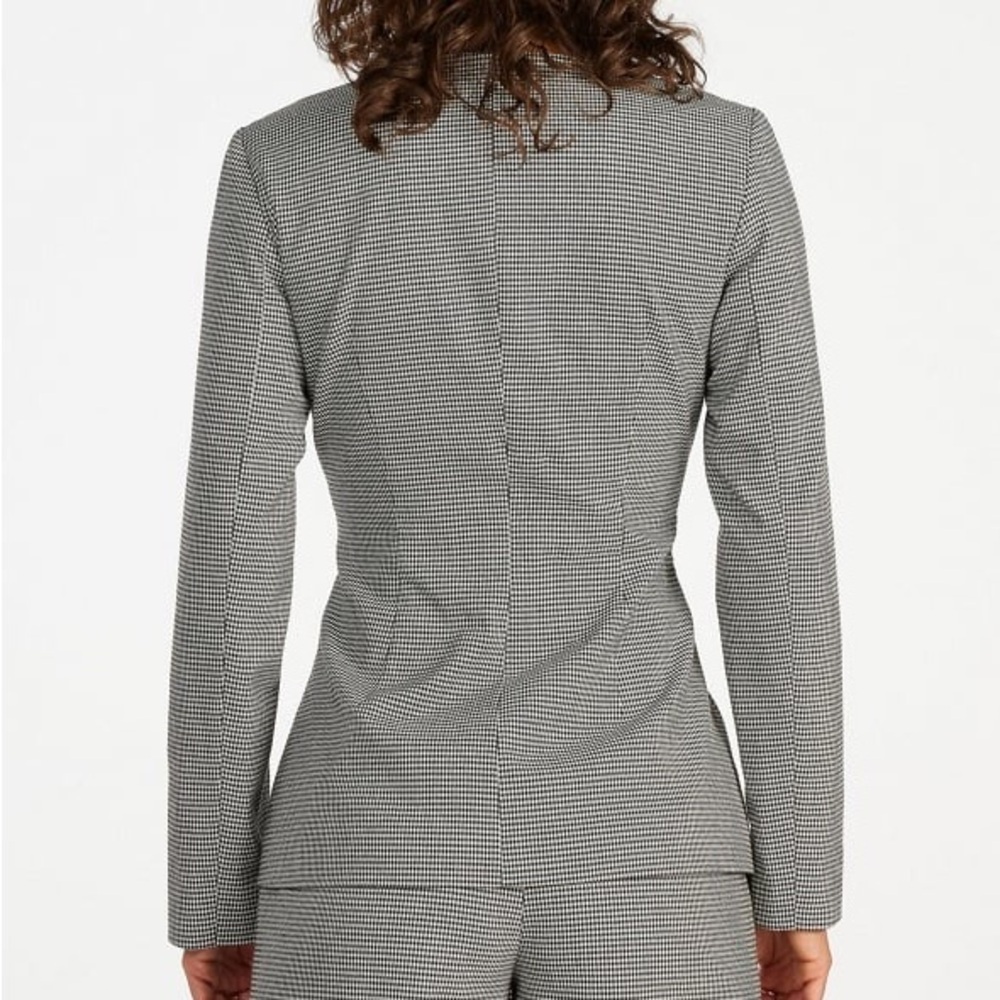 Houndstooth Button-Up Jacket - Picture 2 of 2